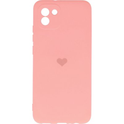 Pouzdro Vennus Valenténské Heart Samsung Galaxy A03 - růžové