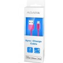 ADATA AMFIAL-100CMK-CPK Lightning USB A 2.0, 100cm, plastový, růžový