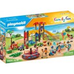 Playmobil 71571 Velké dětské hřiště kolotoč, skluzavka, kolo – Zboží Živě