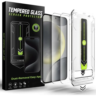 Techsuit - TitanGlass CrystalHD tvrzené sklo pro Samsung Galaxy S25 Plus / Galaxy S24 Plus (2 ks, kompatibilní s otiskem prstu) - průhledná KF2349507 – Zboží Živě