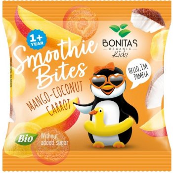 BONITAS BIO smoothie kousky z lyofilizovaného manga mrkve a kokosu 10 g