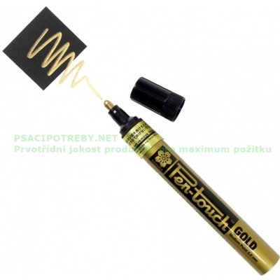 Sakura 41501 Pen Touch Zlatý 2 mm – Zboží Mobilmania