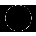 Kovový kruh na lapač snů Ø20 cm bílý – Zboží Mobilmania