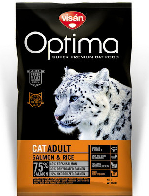 Visán Optimanova Cat Adult Salmon & Rice 2 x 8 kg