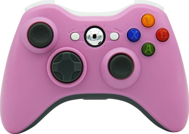 PSko bezdrátový ovladač pro Xbox 360 růžový 6847
