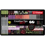 STABILO Kreativní set STABILO Creative Tips PASTEL 6 různých barev 30 ks sada v plechu – Hledejceny.cz
