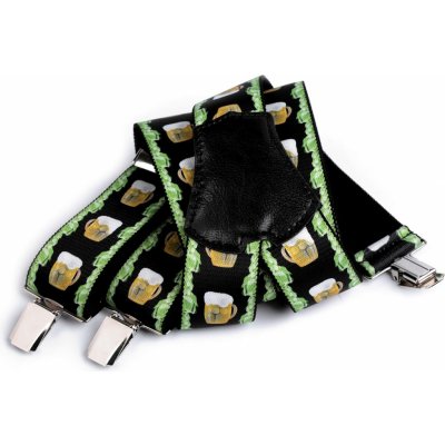 Prima-obchod šle pivní 13 černá zelená 73448 – Zboží Dáma