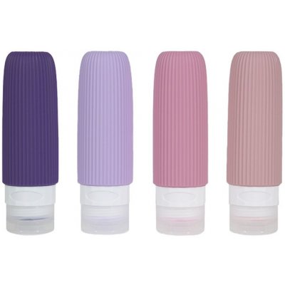 Kufryplus Cestovní silikonové lahvičky 90 ml XND40 4 ks – Sleviste.cz