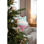 MagicHome Dekorace Candy Line růžová 15 cm závěsná – Hledejceny.cz