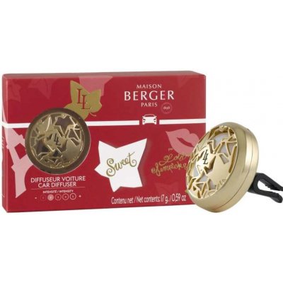 Maison Berger Paris dárková sada difuzér do auta zlatý + náplň Lolita lempicka sweet – Zboží Mobilmania