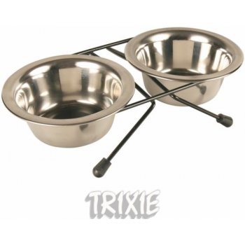 Trixie stojánek + 2 misky 1,8 l / 20 cm