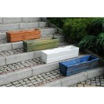 Tradgard Dřevěný květináč truhlík na květiny 44 cm hnědý – Zboží Dáma