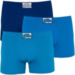 Styx pánské boxerky long sportovní guma modré (U9676869) 3Pack – Zboží Dáma