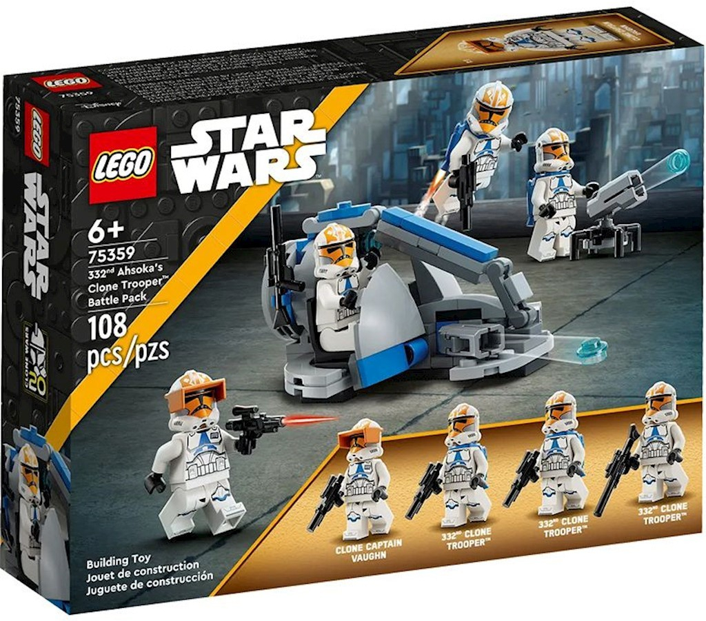 LEGO® Star Wars™ 75359 Bitevní balíček klonovaného vojáka Ahsoky z 332.  legie od 376 Kč - Heureka.cz