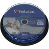 8 cm DVD médium Verbatim BD-R SL 25GB 6x, printable, 10ks (43751)