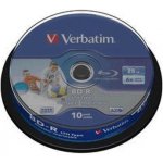 Verbatim BD-R SL 25GB 6x, printable, 10ks (43751) – Sleviste.cz