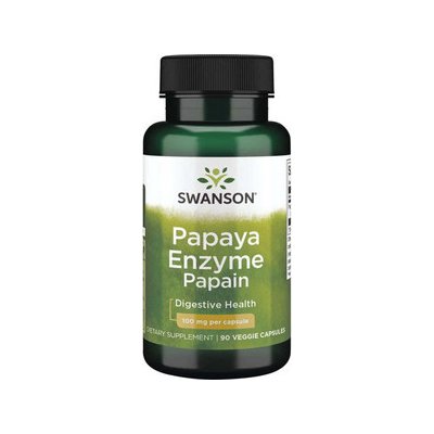 Swanson Papain Papaya Enzyme 100 mg 90 kapslí