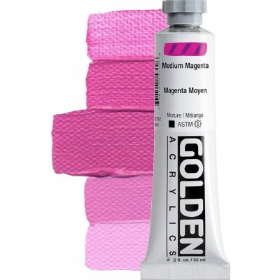 Golden Artist Colors Heavy Body akrylová barva medium magenta 59 ml – Hledejceny.cz