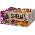 Shelma Cat kuřecí hovězí kachní a krůtí 40 x 85 g – Sleviste.cz