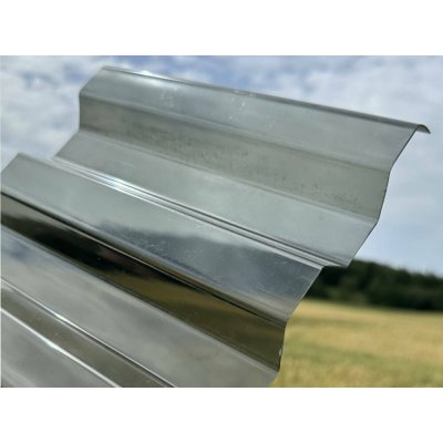 Palram Trapéz polykarbonátová deska 2 m 2000 x 1060 x 0,8 mm antracit 1 ks – Sleviste.cz