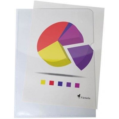 VICTORIA Obal transparentní A4 10ks – Zboží Dáma