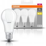 Osram LED žárovka , 13W, E27, teplá bílá 3 ks – Zboží Mobilmania