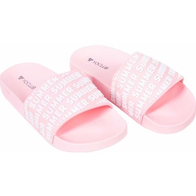 Yoclub dámské sandály Slide OKL-0063K-0600 Pink