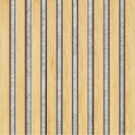 Windu Akustický panel, dekor Dýha Dub světlý evropský/šedý filc 400 x 400 mm, 0,16m²