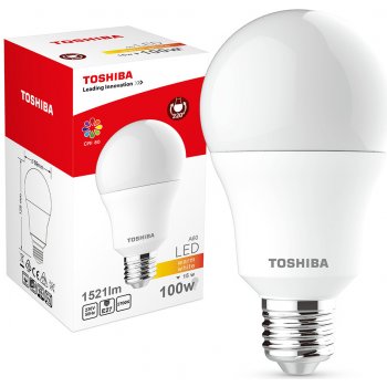 TOSHIBA LED žárovka E27 CCD 15W 1521Lm teplá bílá