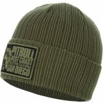 PitBull West Coast zimní čepice Silvas Blood dog olivová – Hledejceny.cz