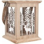 Anděl Přerov Vánoční dekorace se zimní krajinou na postavení, 13 x 13 x 17,5 cm – Hledejceny.cz