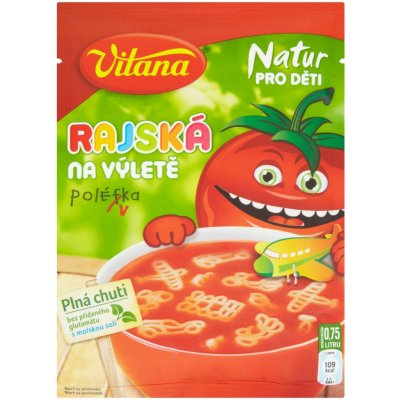 Vitana Natur pro děti rajská polévka na výletě 99g od 33 Kč - Heureka.cz