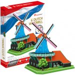 CubicFun 3D puzzle Holandský větrný mlýn 71 ks – Zboží Mobilmania