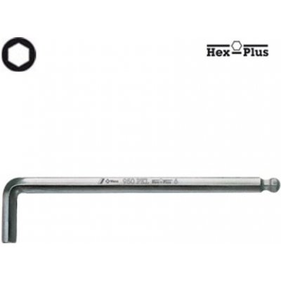 Klíč imbus s kuličkou 950 PKL palcový Wera 022073 9/64"x132 – Zboží Dáma