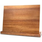 Dřevěný magnetický stojan na nože hnědá – Zboží Mobilmania