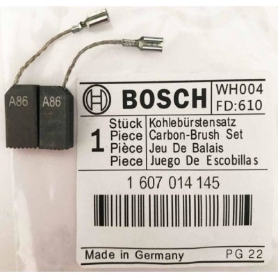 Bosch sada náhradních uhlíků pro malé úhlové brusky Bosch GWS - 2 ks 1607014145