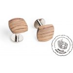 BeWooden dřevěné manžetové knoflíčky White Wine Cuff – Zboží Mobilmania