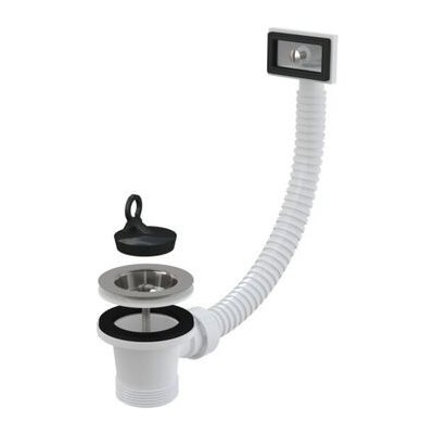 Alca Výpust dřezová 6/4" s nerezovou mřížkou d70 a flexi přepadem A331 – Hledejceny.cz