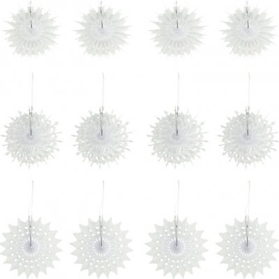 House Doctor Papírové vánoční ozdoby Fold, 12 ks – Hledejceny.cz