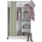 Tvilum Kit 99,7 x 160 x 48,3 cm bílá / béžová – Sleviste.cz