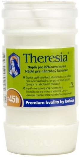 Bolsius Theresia vklad bílá 145 g