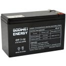 Goowei Energy OT7-12 7Ah 12V VRLA