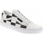 Vans Old Skool Leather Check/True white/black – Zboží Mobilmania