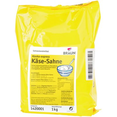 Braun Alaska Expres tvaroh Cream Cheese 1 kg – Hledejceny.cz