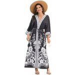 Amparo Miranda plážové šaty AM367 černá – Zboží Dáma