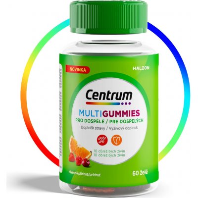 Centrum MultiGummies pro dospělé želé 60 ks – Hledejceny.cz