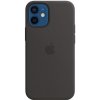Pouzdro a kryt na mobilní telefon Apple Pouzdro iPhone 12 | 12 Pro Silicone Case with MagSafe - černé