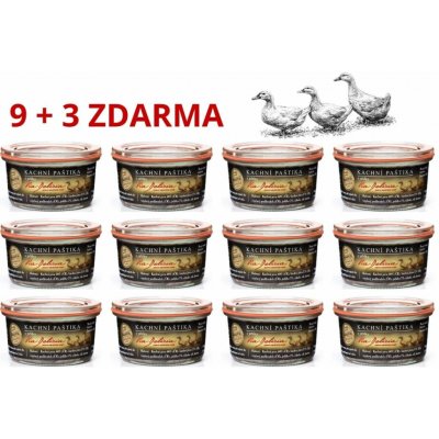 Via Delicia kachní paštika s jablky 12 x 130 g – Sleviste.cz