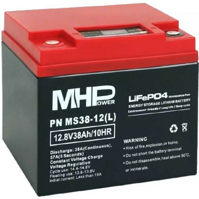 MHPower LiFePO4 12V/38Ah M6 MS38-12(L) – Zboží Živě
