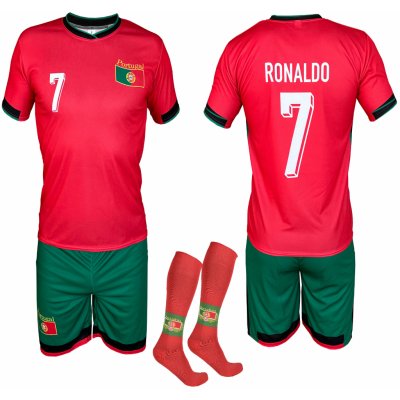 ShopJK dětský fotbalový dres s podkolenkami Ronaldo Portugalsko komplet – Sleviste.cz